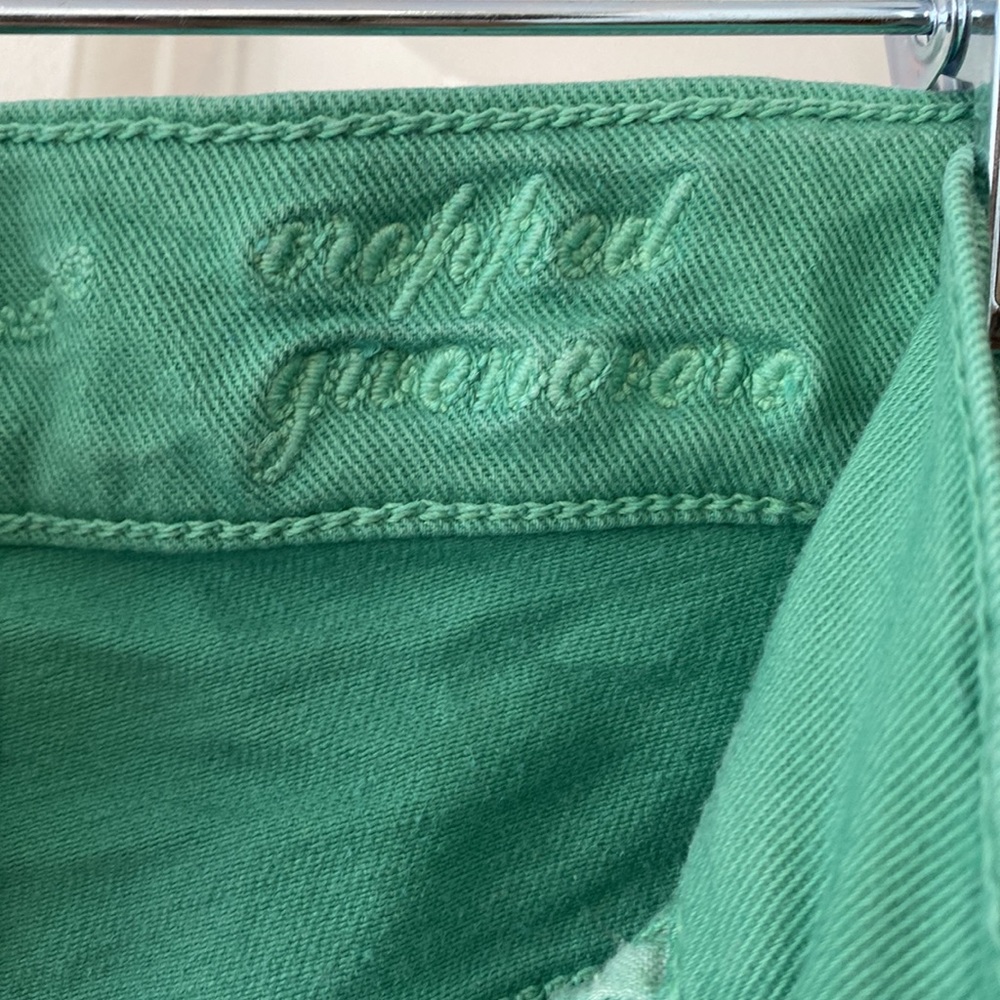 Green Ankle Skinny Jeans - 7FAM - Picture 2 of 5